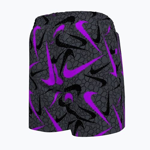 Șorturi de baie pentru copii Nike Breaker Pebble 4" Volley black