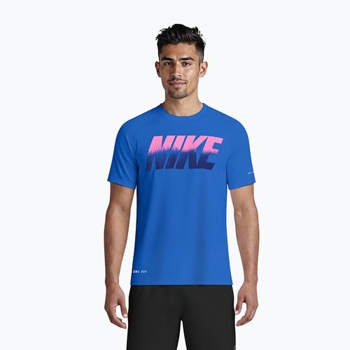 Tricou pentru bărbați Nike Hydroguard Ocean Merge blue crystal
