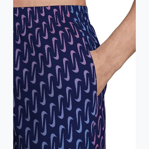 Șorturi de baie pentru bărbați Nike Breaker Swoosh 5" Volley midnight navy
