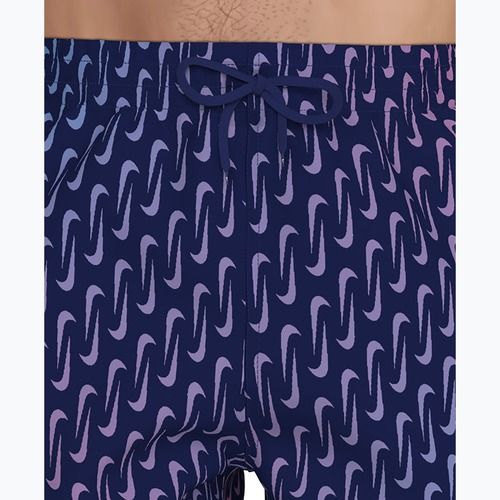 Șorturi de baie pentru bărbați Nike Breaker Swoosh 5" Volley midnight navy