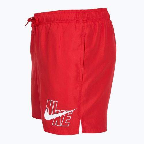 Șorturi de baie pentru bărbați Nike Logo Lap 5" Volley university red