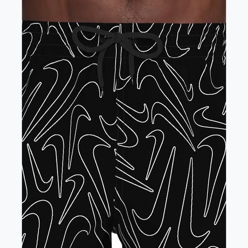Șorturi de baie pentru bărbați Nike Breaker Logofetti 5" Volley black