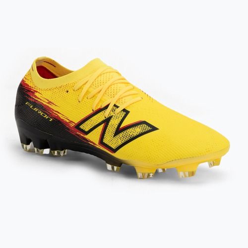 Ghete de fotbal New Balance Furon Elite V8 FG punch yellow/black 100/fire cracker