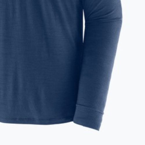 Longsleeve pentru bărbați Patagonia Cap Cool Merino Blend Graphic heritage header/clement blue