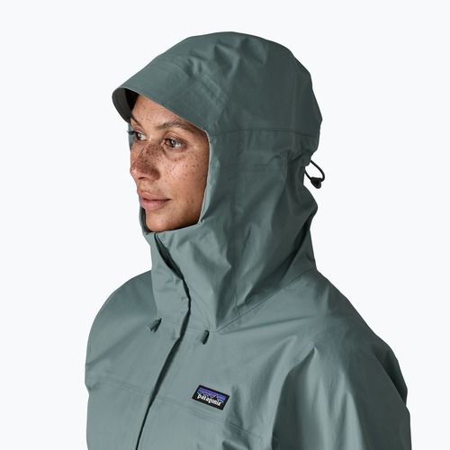 Geacă de ploaie pentru femei Patagonia Torrentshell 3L Rain blue sage