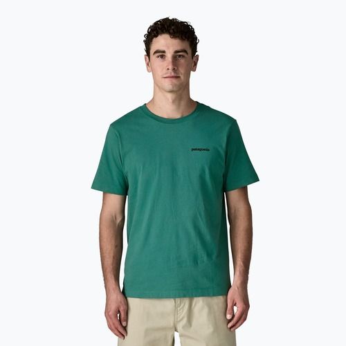 Tricou pentru bărbați Patagonia P-6 Logo gem green