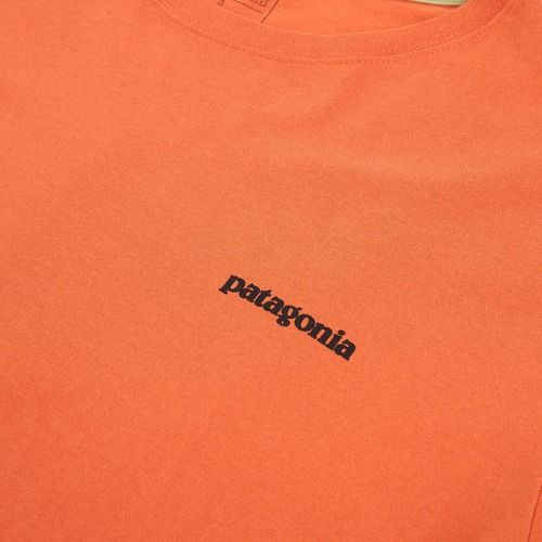 Tricou pentru bărbați Patagonia P-6 Logo coal orange