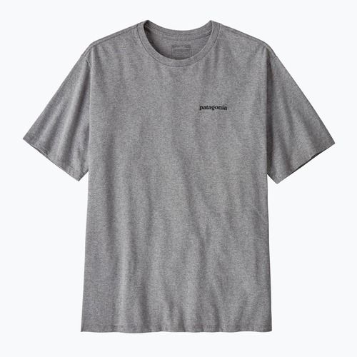 Tricou pentru bărbați Patagonia P-6 Logo Responsibili-Tee gravel heather