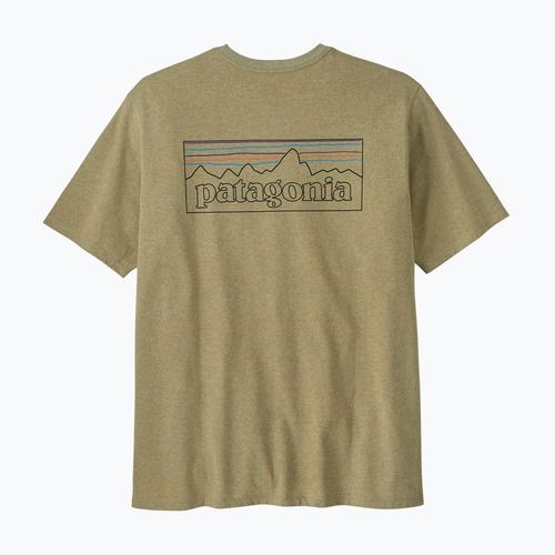 Tricou pentru bărbați Patagonia P-6 Logo Responsibili-Tee p-6 outline/gumtree green