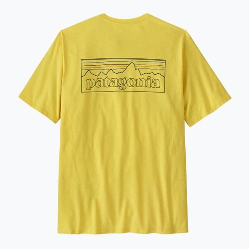 Tricou pentru bărbați Patagonia P-6 Logo Responsibili-Tee p-6 outline/lemon zest