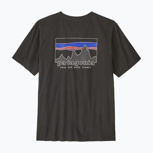Tricou pentru bărbați Patagonia '73 Skyline ink black