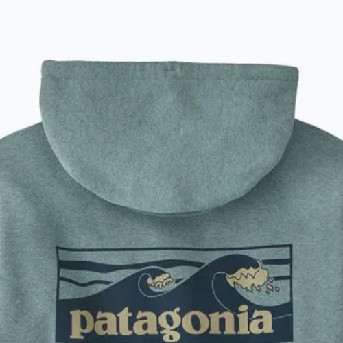 Bluză pentru bărbați Patagonia Boardshort Logo Uprisal Hoody blue sage