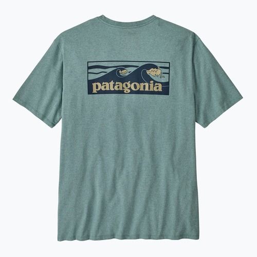 Tricou pentru bărbați Patagonia Boardshort Logo Pocket Responsibili blue sage