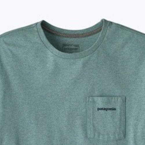 Tricou pentru bărbați Patagonia Boardshort Logo Pocket Responsibili blue sage