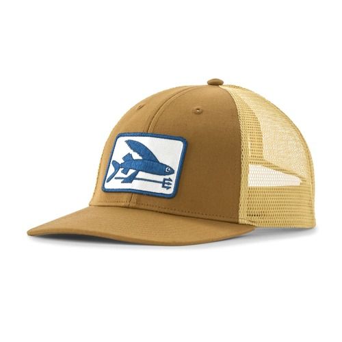 Șapcă de damă cu cozoroc Patagonia Flying Fish LoPro Trucker flying fish fork/bobcat brown