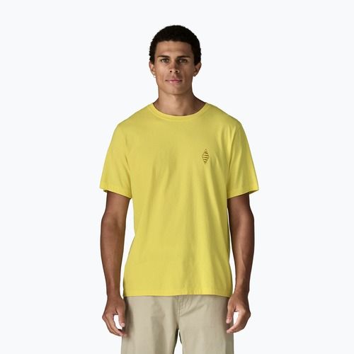 Tricou pentru bărbați Patagonia Water People Spotter lemon zest