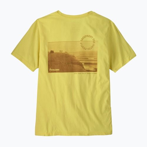 Tricou pentru bărbați Patagonia Water People Spotter lemon zest