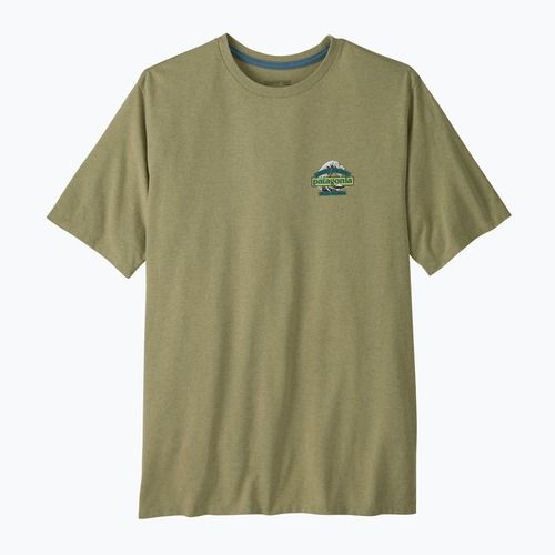 Tricou de trekking pentru bărbați Patagonia Great Waves Responsibili Tee gumtree green