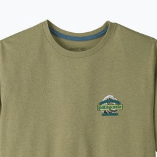 Tricou de trekking pentru bărbați Patagonia Great Waves Responsibili Tee gumtree green