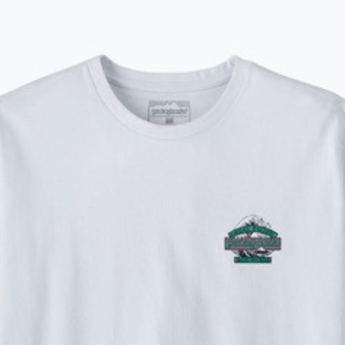 Tricou de trekking pentru bărbați Patagonia Great Waves Responsibili Tee white