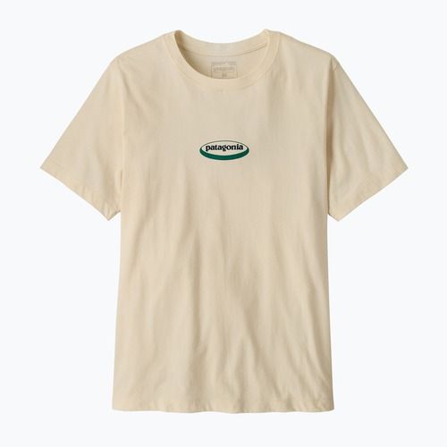 Tricou pentru bărbați Patagonia '95 Oval Logo undyed natural