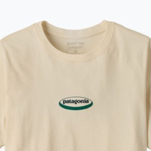 Tricou pentru bărbați Patagonia '95 Oval Logo undyed natural