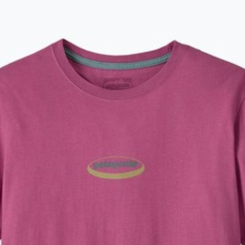 Tricou pentru bărbați Patagonia '95 Oval Logo faded magenta