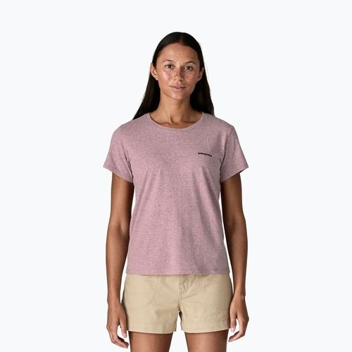 Tricou pentru femei Patagonia P-6 Logo Responsibili-Tee qulet violet