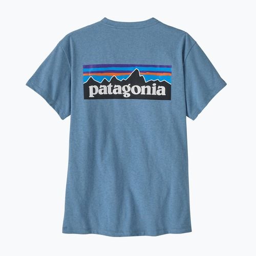 Tricou damă Patagonia P-6 Logo Responsibili-Tee shore blue