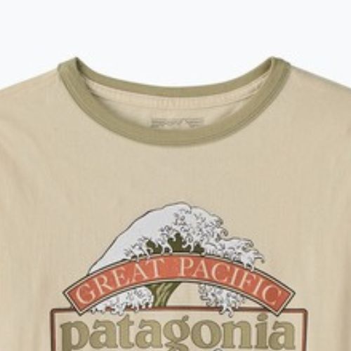 Tricou pentru femei Patagonia Great Waves Ringer Tee undyed natural