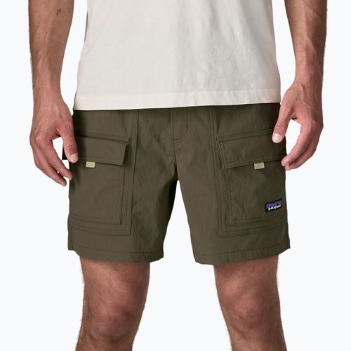 Pantaloni scurți pentru bărbați Patagonia Outdoor Everyday 6" basin green