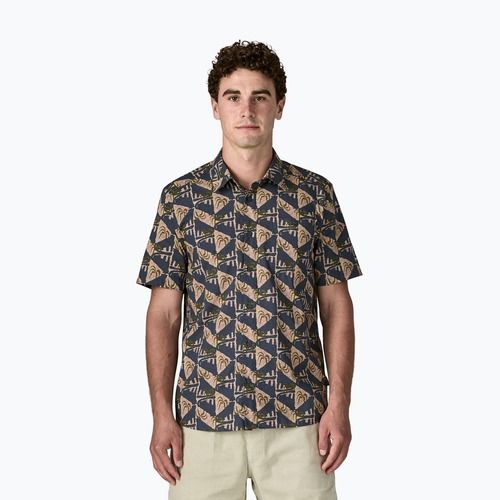 Cămașă pentru bărbați Patagonia Go To jaguar geo/dolomite blue