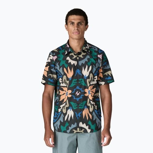 Cămașă pentru bărbați Patagonia Go To kaleido/black