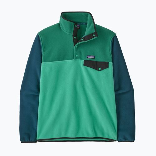 Bluză de trekking pentru bărbați Patagonia LW Synch Snap-T P/O aqua stone