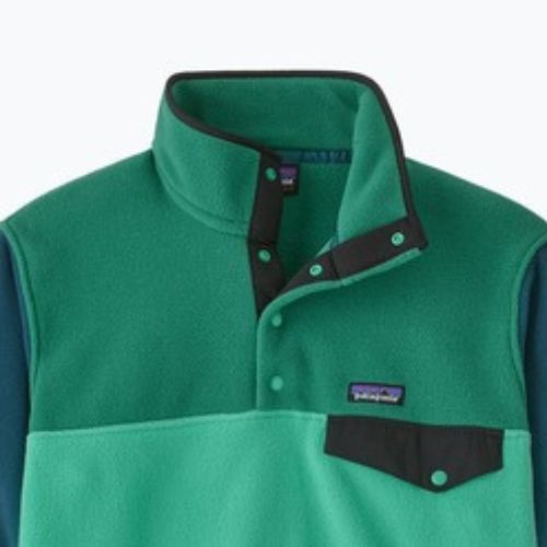 Bluză de trekking pentru bărbați Patagonia LW Synch Snap-T P/O aqua stone