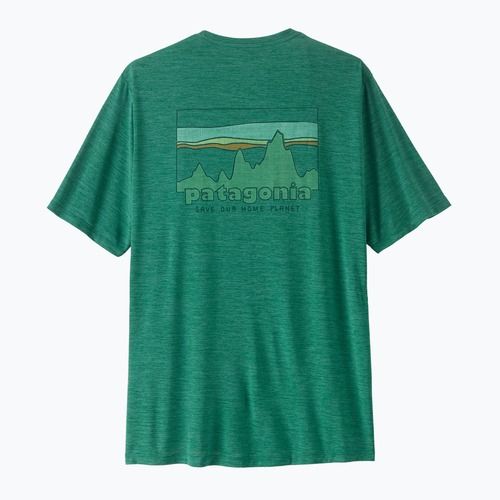 Tricou pentru bărbați Patagonia Capilene Cool Daily - '73 Skyline gem green/light gem green x-dye