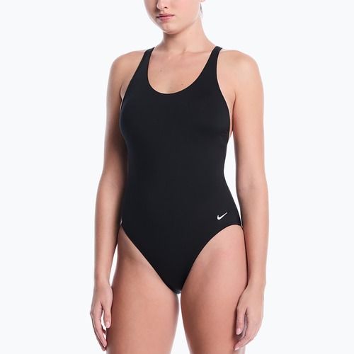 Costum de înot întreg pentru femei Nike Essential Scoop Neck black