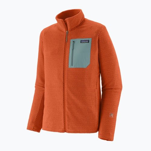 Bluză de trekking pentru bărbați Patagonia R1 Air coal orange