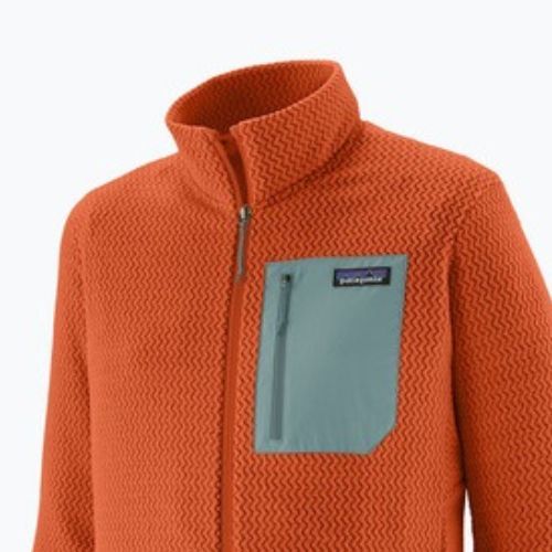 Bluză de trekking pentru bărbați Patagonia R1 Air coal orange
