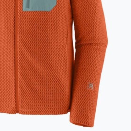 Bluză de trekking pentru bărbați Patagonia R1 Air coal orange