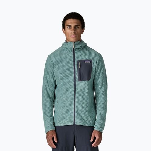 Bluză de trekking pentru bărbați Patagonia R1 Air Full Zip Hoody blue sage