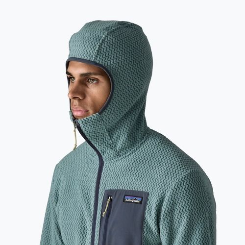 Bluză de trekking pentru bărbați Patagonia R1 Air Full Zip Hoody blue sage
