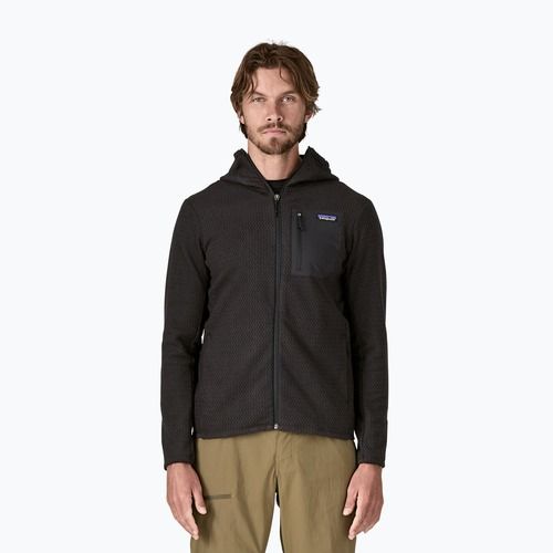 Bluză de trekking pentru bărbați Patagonia R1 Air Full Zip Hoody black