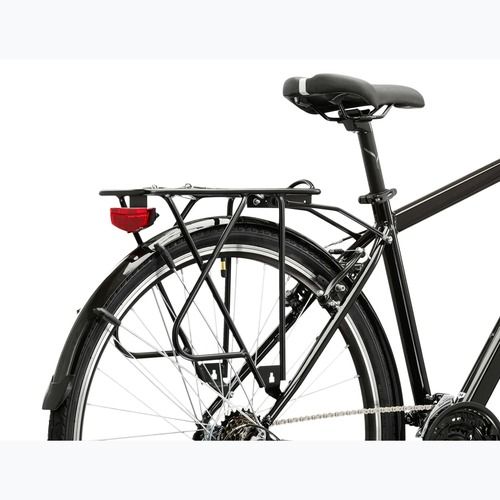 Bicicletă de trekking pentru bărbați KROSS Trans 1.0 black/silver/gloss