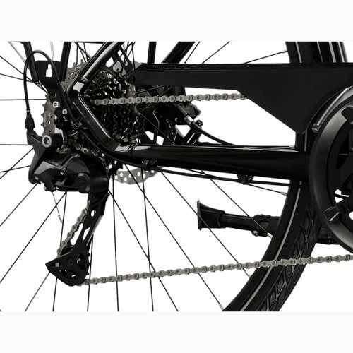 Bicicletă de trekking pentru bărbați KROSS Trans 7.0 Bg black/grey/gloss