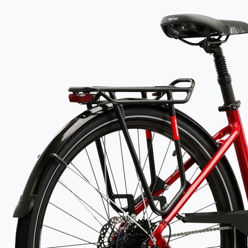 Bicicletă de trekking pentru femei KROSS Trans 5.0 In red/silver/gloss