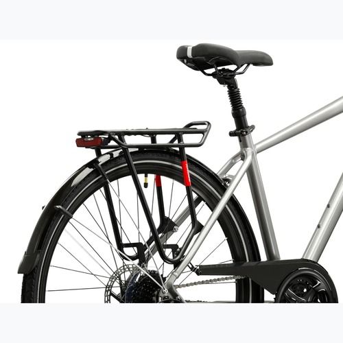 Bicicletă de trekking pentru bărbați KROSS Trans 3.0 silver/blue/gloss