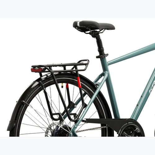 Bicicletă de trekking pentru bărbați KROSS Trans 3.0 green/silver/gloss