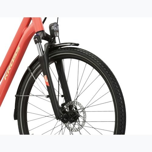 Bicicletă electrică KROSS Sentio Hybrid 2.0 el. 504 Wh coral/yellow/matte