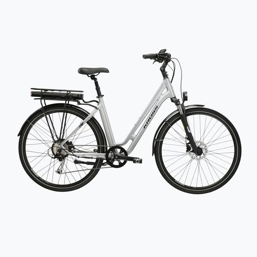 Bicicletă electrică KROSS Sentio Hybrid 2.0 el. 504 Wh silver/black/gloss